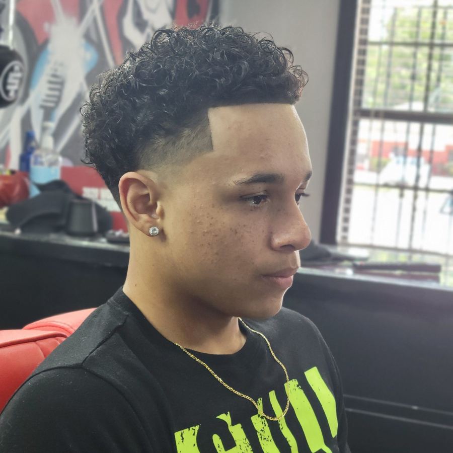 Textured top fade