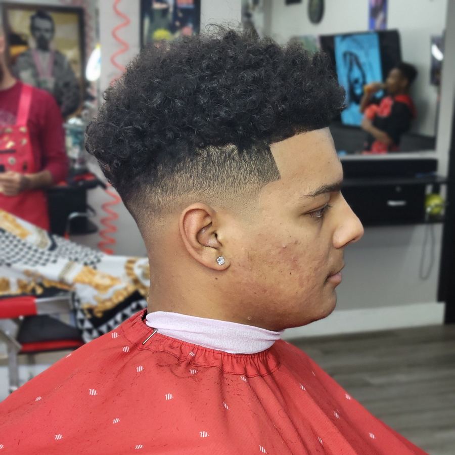 Braids with clean fade